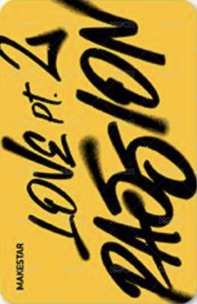 迷你五輯 ms 線下3.0 簽售卡 ‘啊哦’捂眼ver. 背面