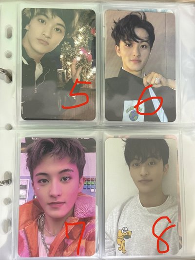 NCT 李馬克 MARK/專卡 年曆卡 周邊卡 卡包小卡