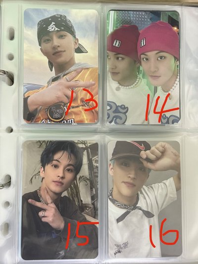 NCT 李馬克 MARK/專卡 年曆卡 周邊卡 卡包小卡