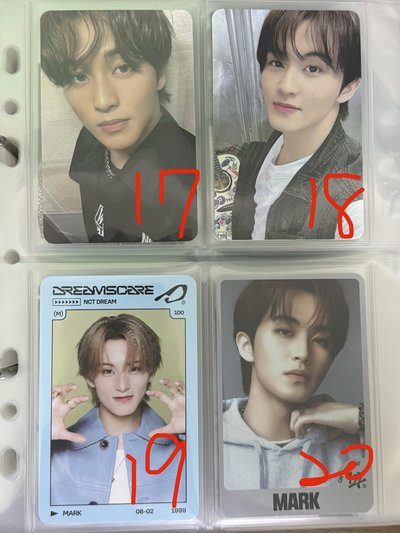 NCT 李馬克 MARK/專卡 年曆卡 周邊卡 卡包小卡
