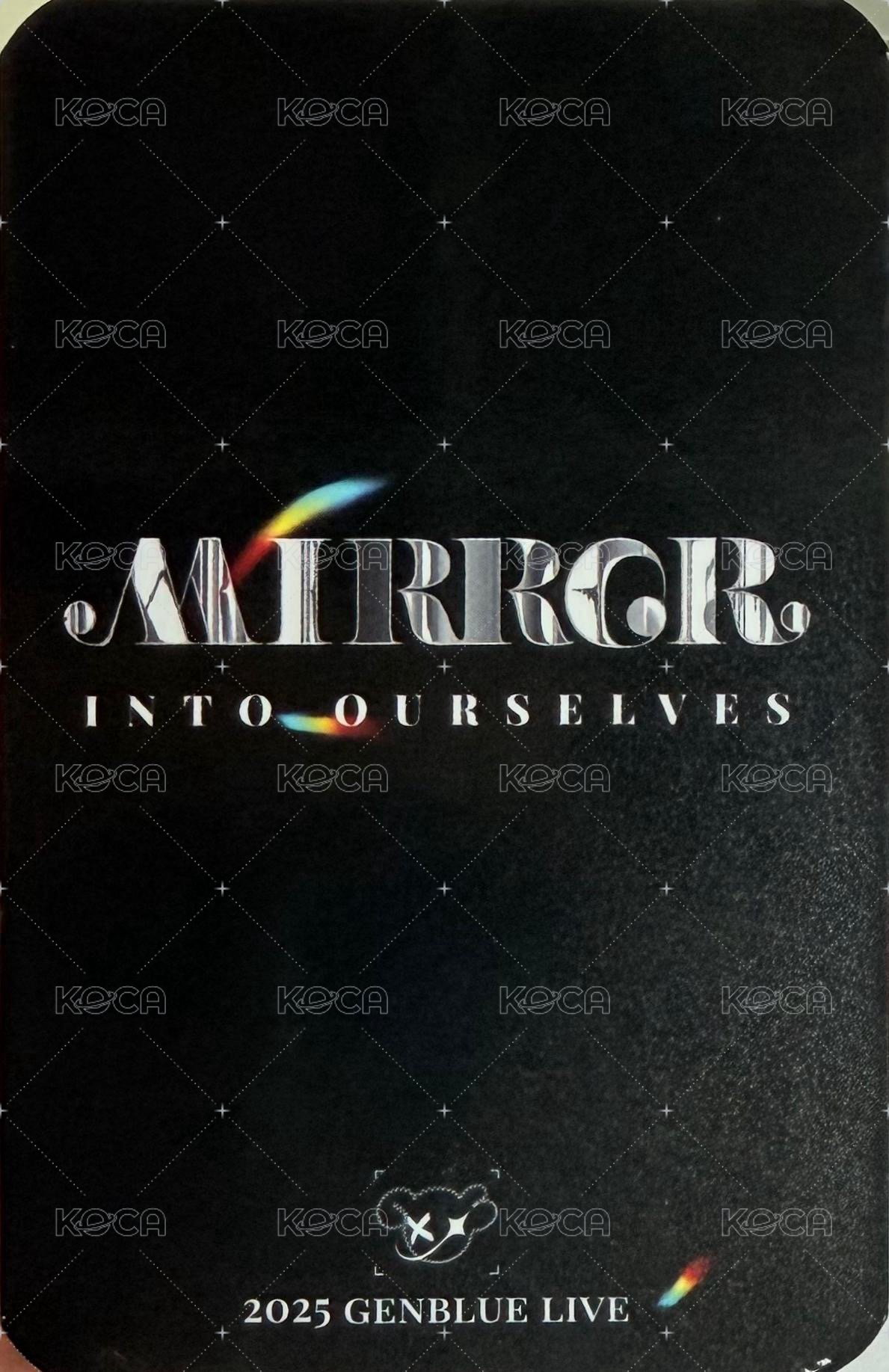 MIRROR INTO OURSELVE 入場卡 / 場限卡  背面