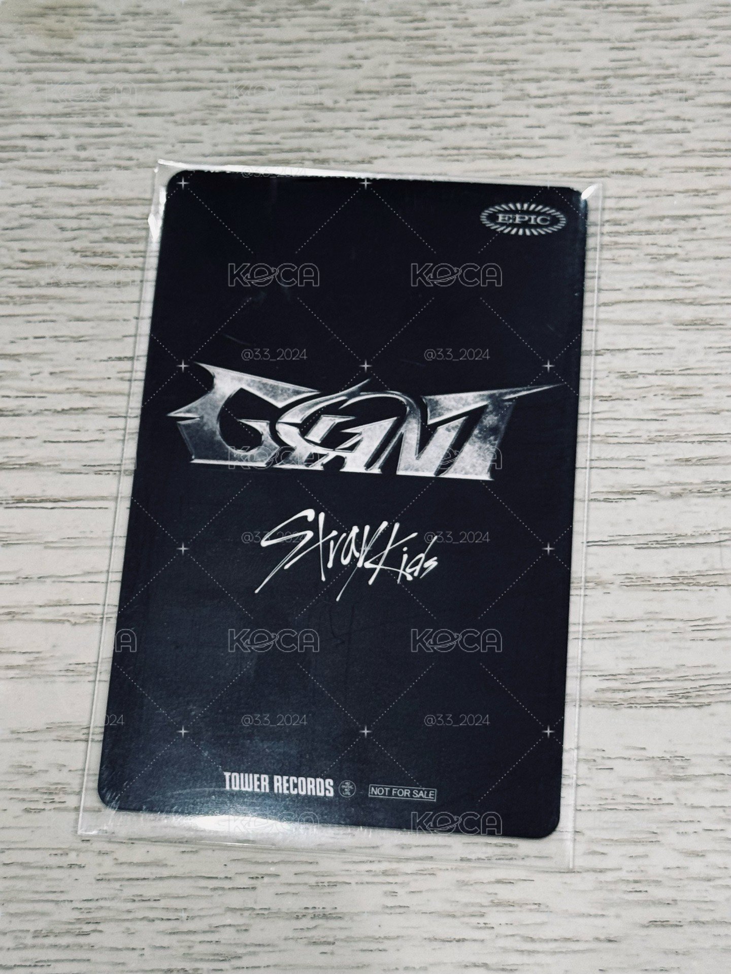 Stray kids 日本 Giant 塔店 特典小卡tower records 彬