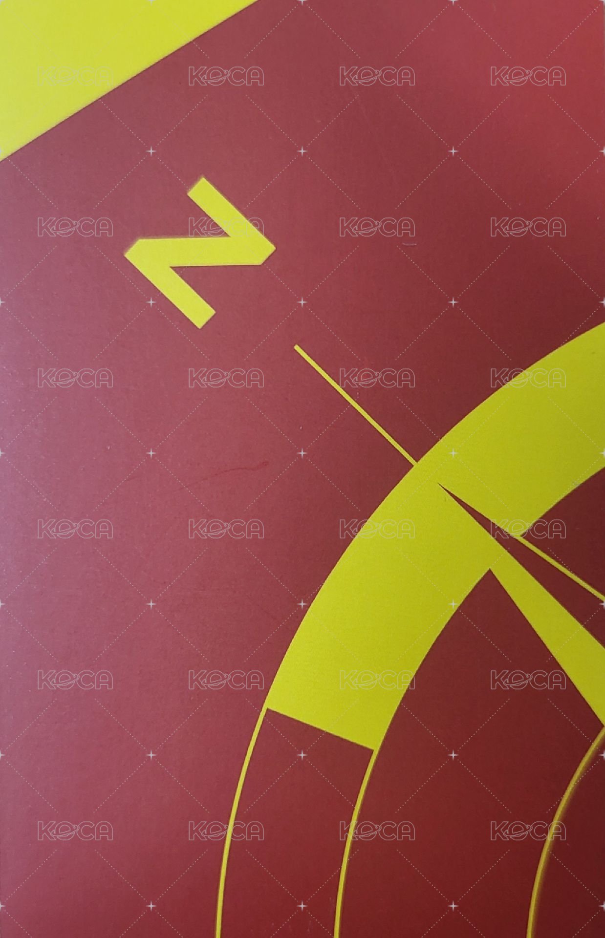 One to All 專輯卡 Illusion ver. 背面