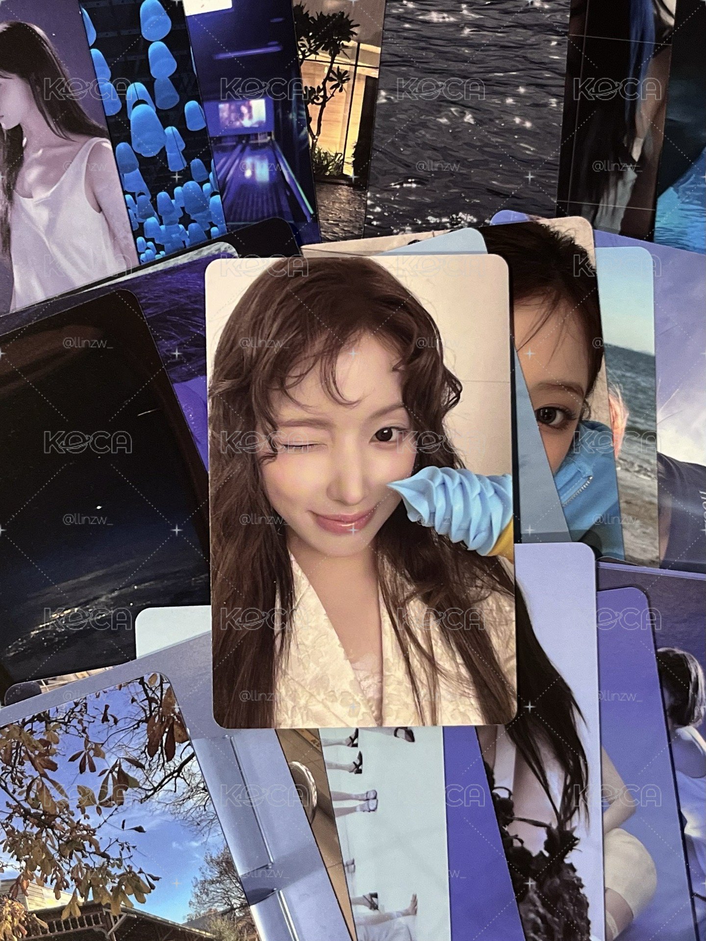 NMIXX JIWOO Blue版電子專卡