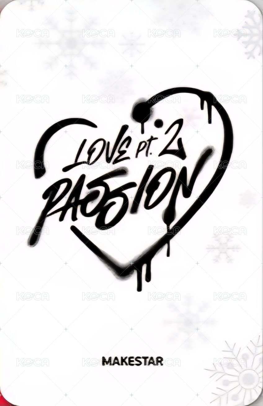 迷你五輯 ms 線下6.0 簽售卡 聖誕節 B ver. 背面