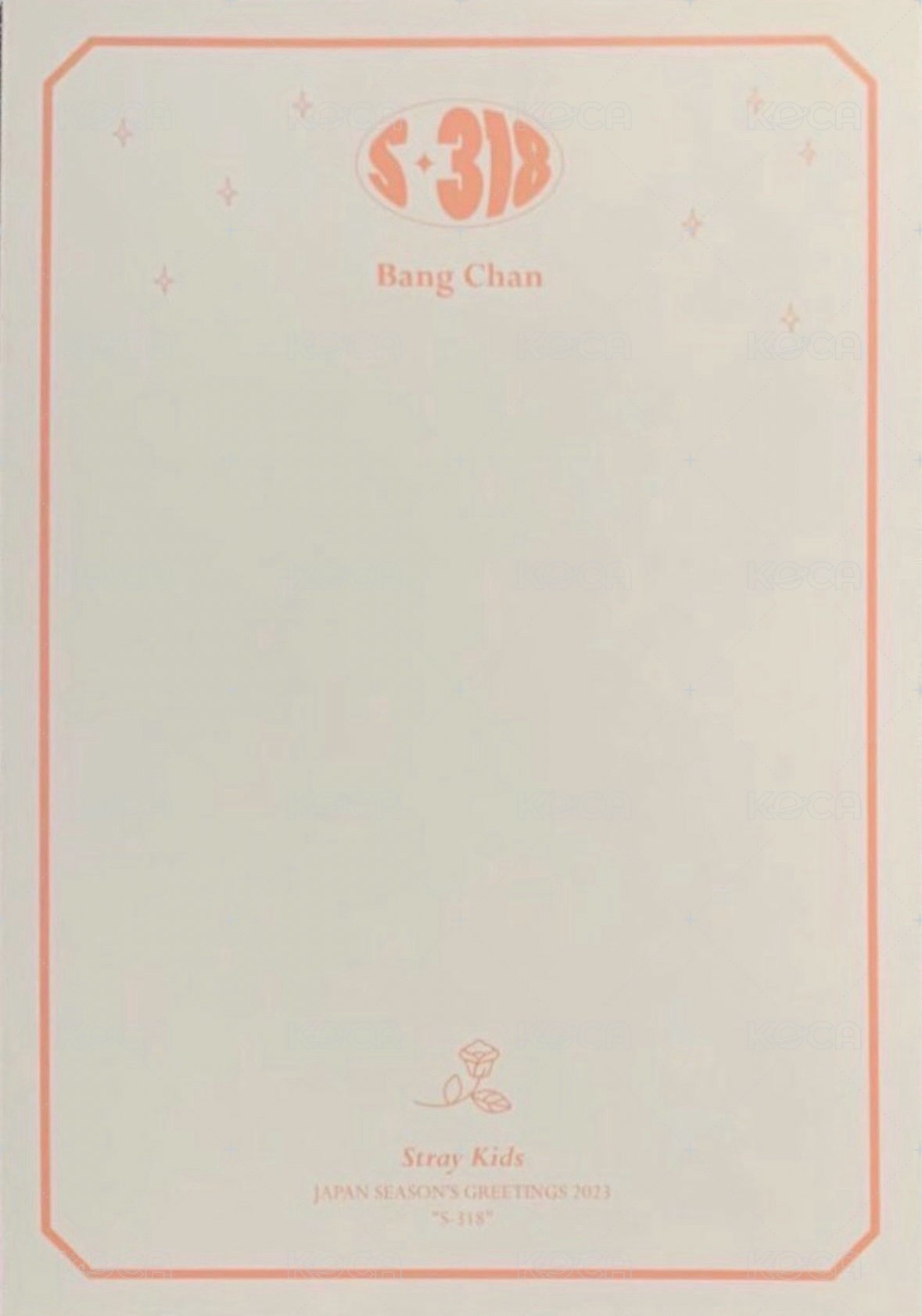 2023日本年曆 明信片  背面