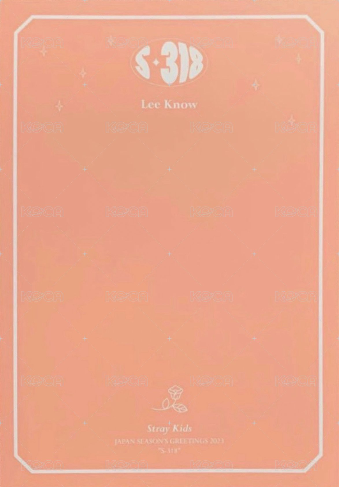 2023日本年曆 明信片  背面