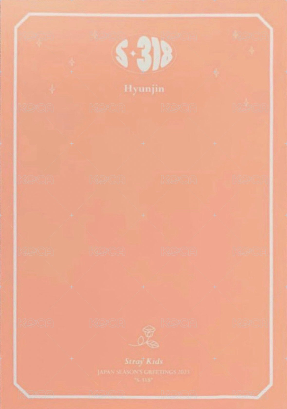 2023日本年曆 明信片  背面