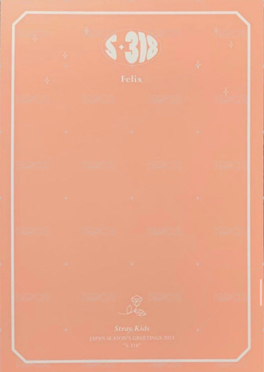 2023日本年曆 明信片  背面