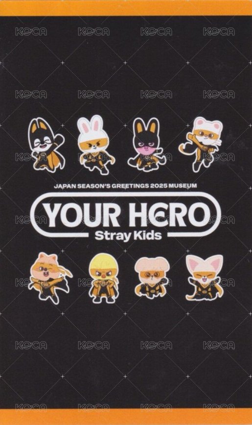 2025 日本年曆 入場卡 / 場限卡  背面