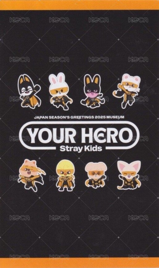 2025 日本年曆 入場卡 / 場限卡  背面