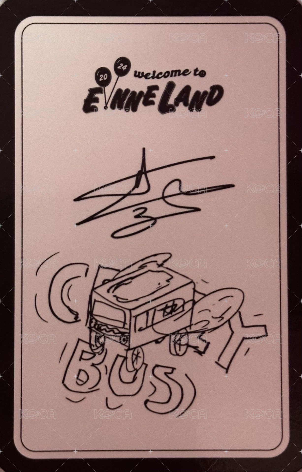 2024年曆 年曆卡  背面