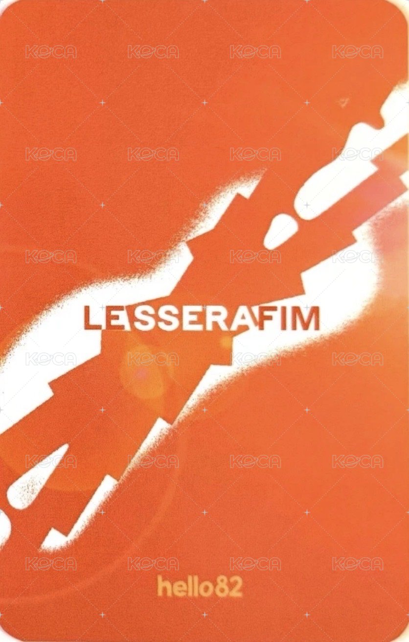 HOT hello82 紐約 簽售卡  背面