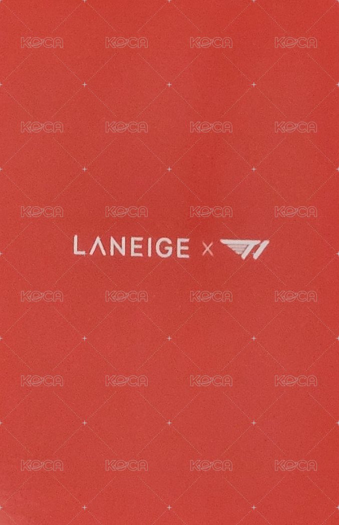 蘭芝 晚安面膜版 代言卡 蘭芝ZOFGK團卡 背面