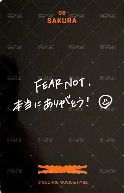 25‘巡迴 東蛋安可 隨機卡  背面