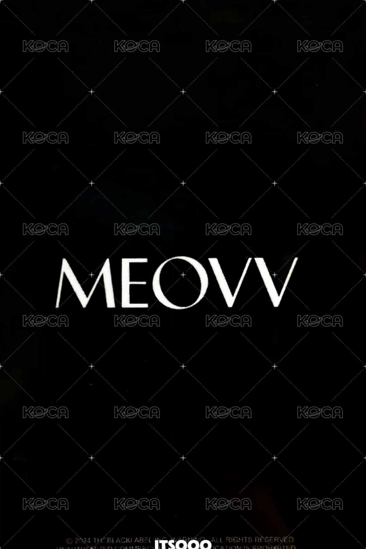 MEOVV 出道 6.0 打歌卡  背面