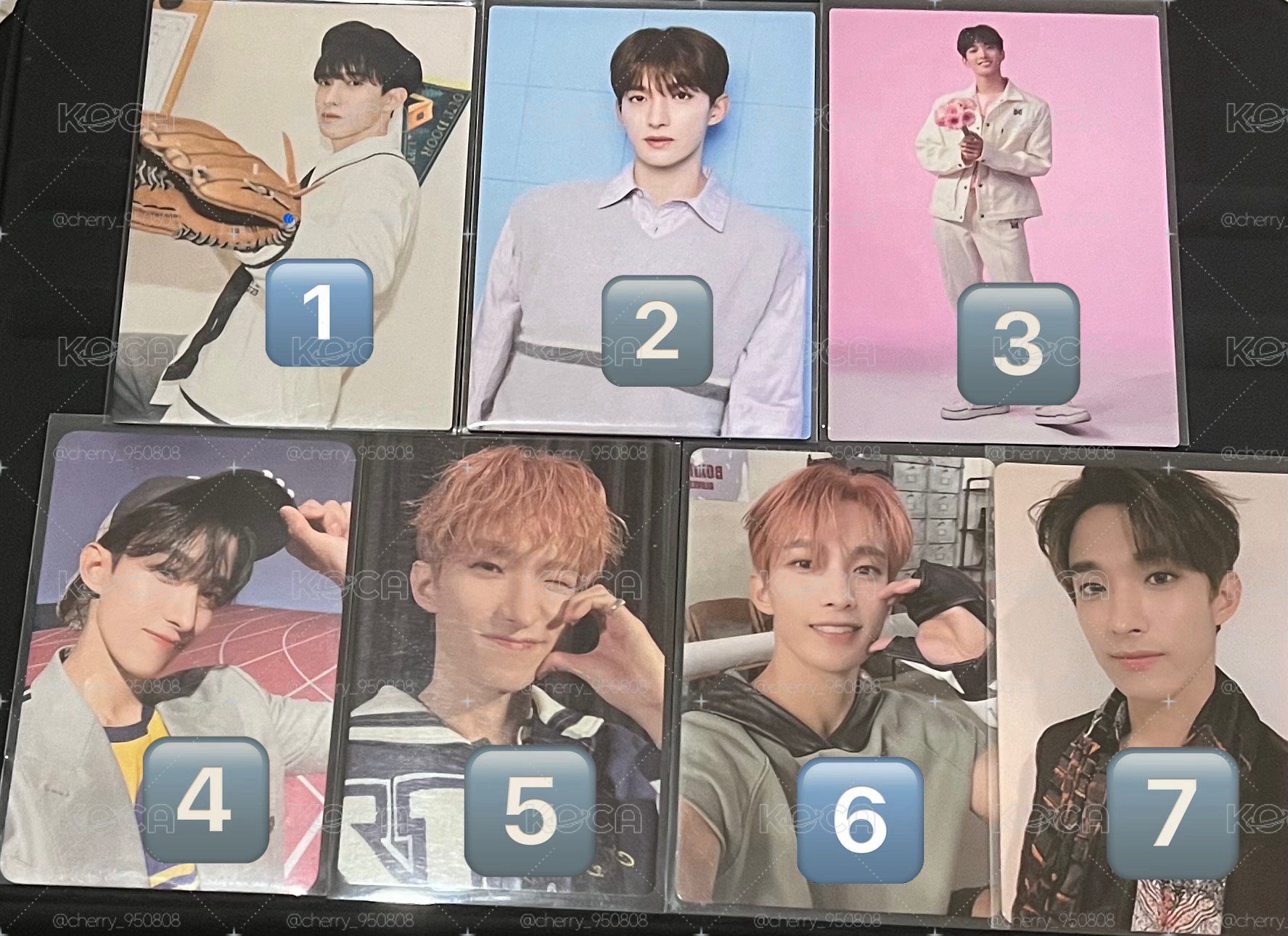 SEVENTEEN 李碩珉 DK 各式小卡