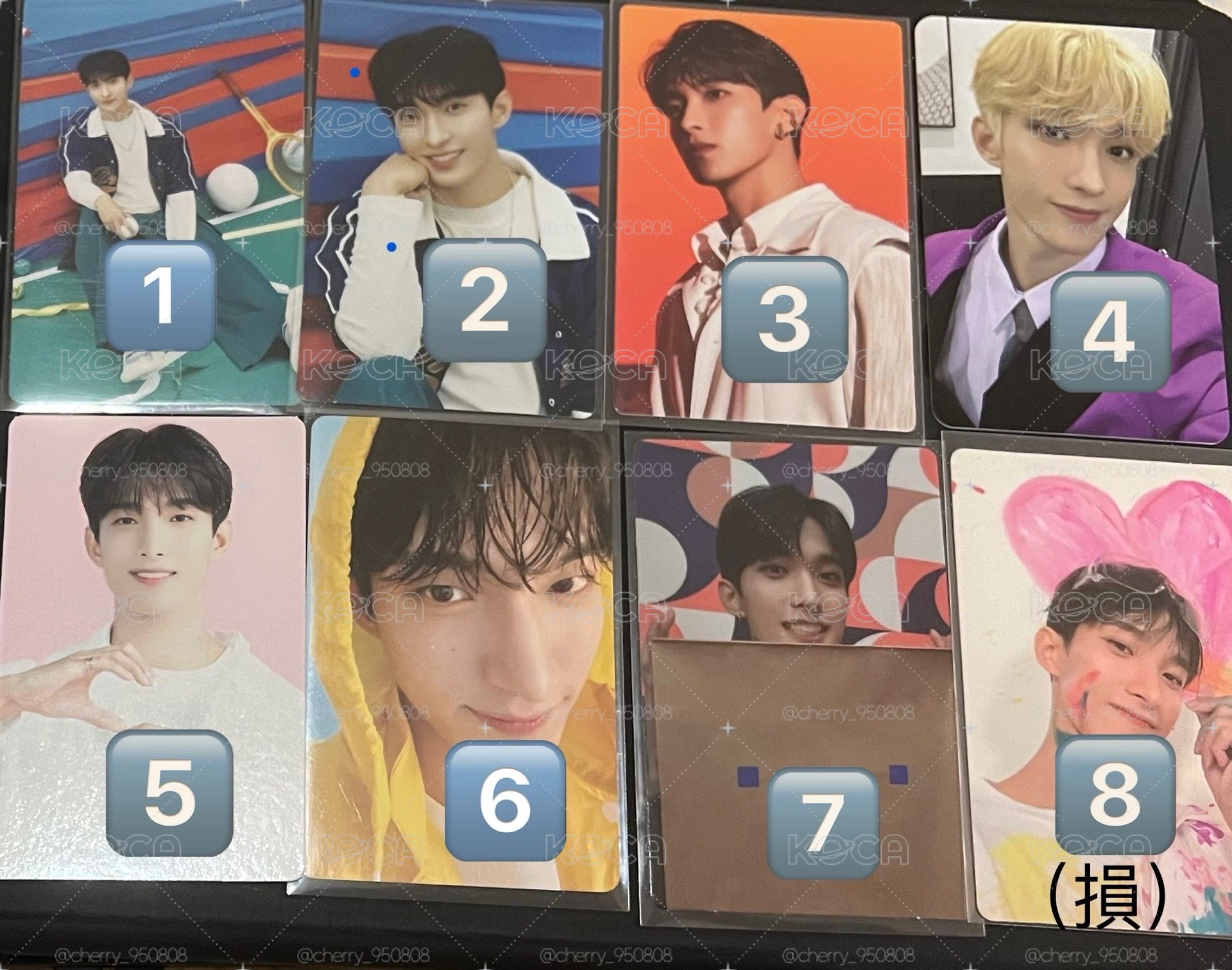 SEVENTEEN 李碩珉 DK 各式小卡