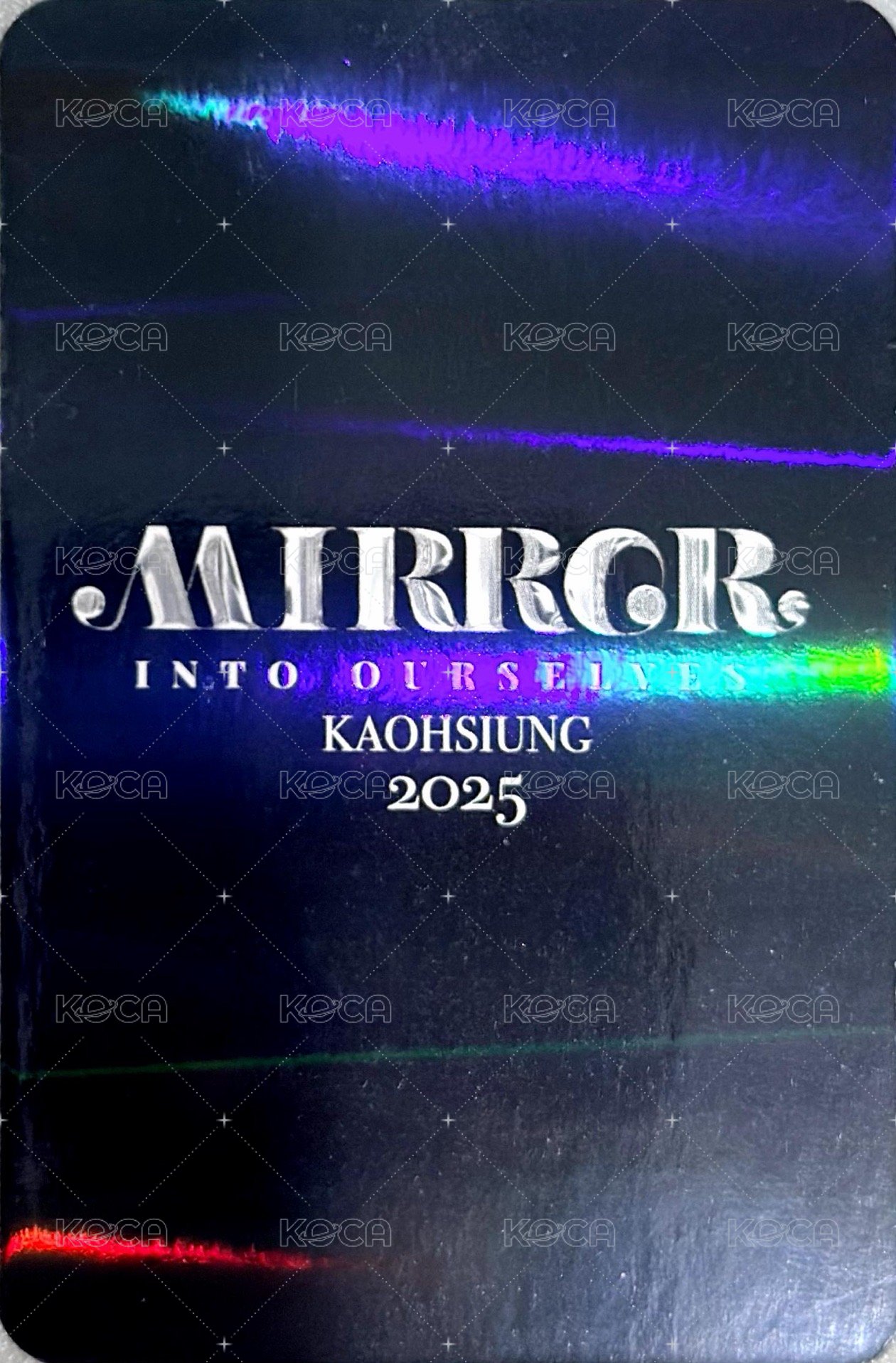 MIRROR INTO OURSELVE 滿額卡  背面