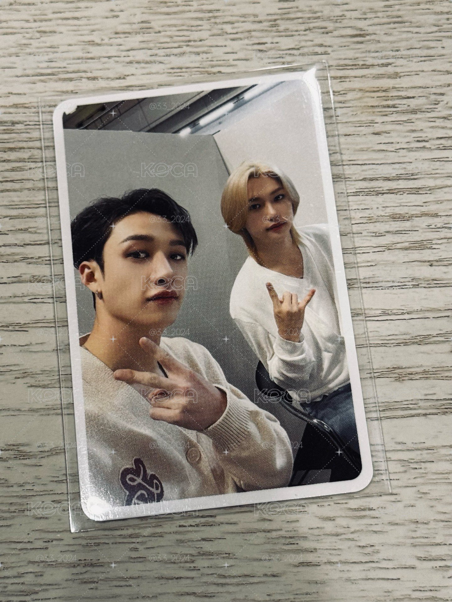 SKZ2020 JYP JAPAN 特典卡 拍手會雙人卡 燦菲