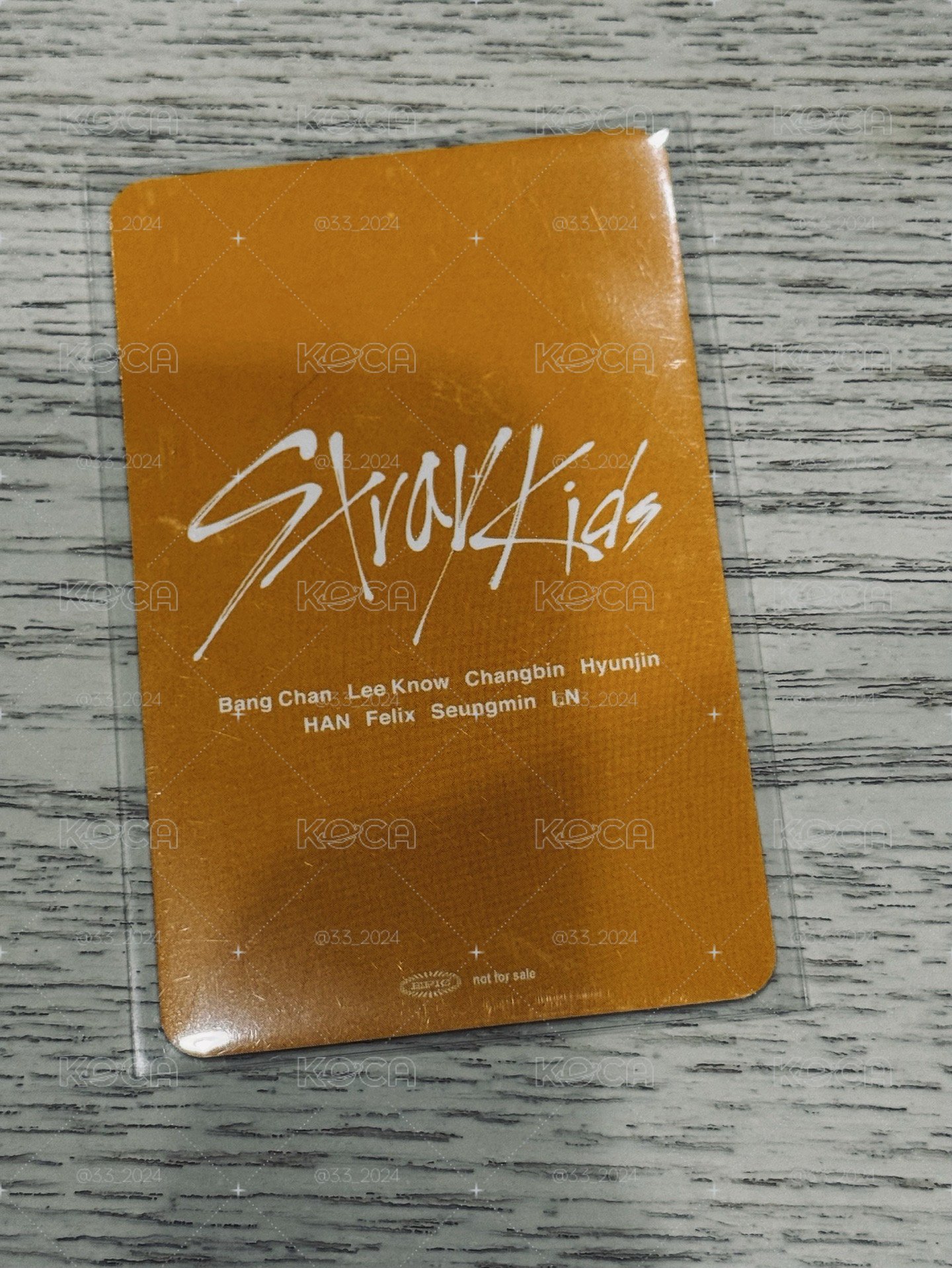 SKZ2020 JYP JAPAN 特典卡 拍手會雙人卡 燦菲