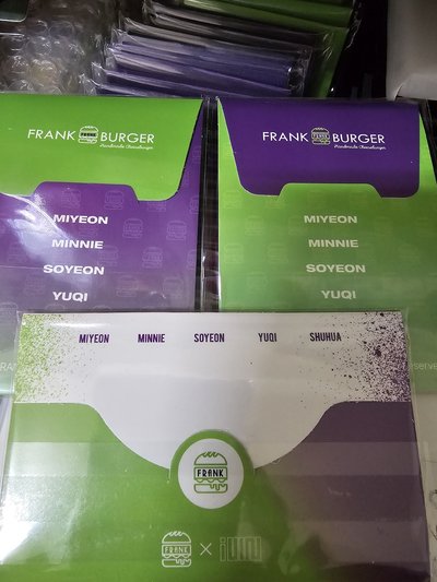 [ i-dle* ] 漢堡代言卡1.0及2.0