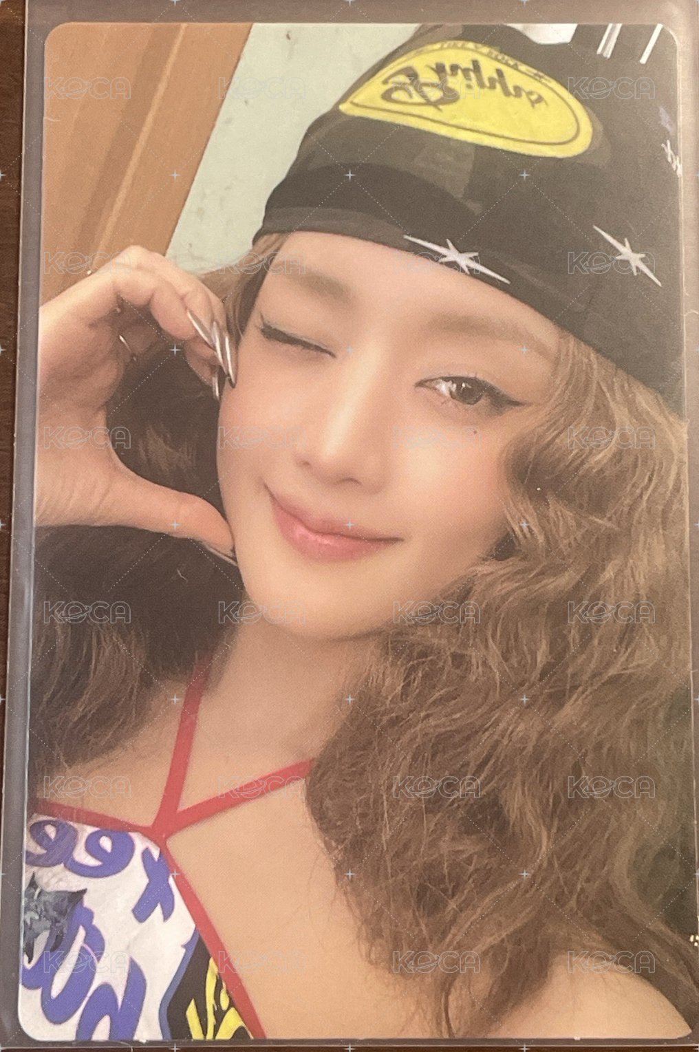 wink臉頰愛心妮