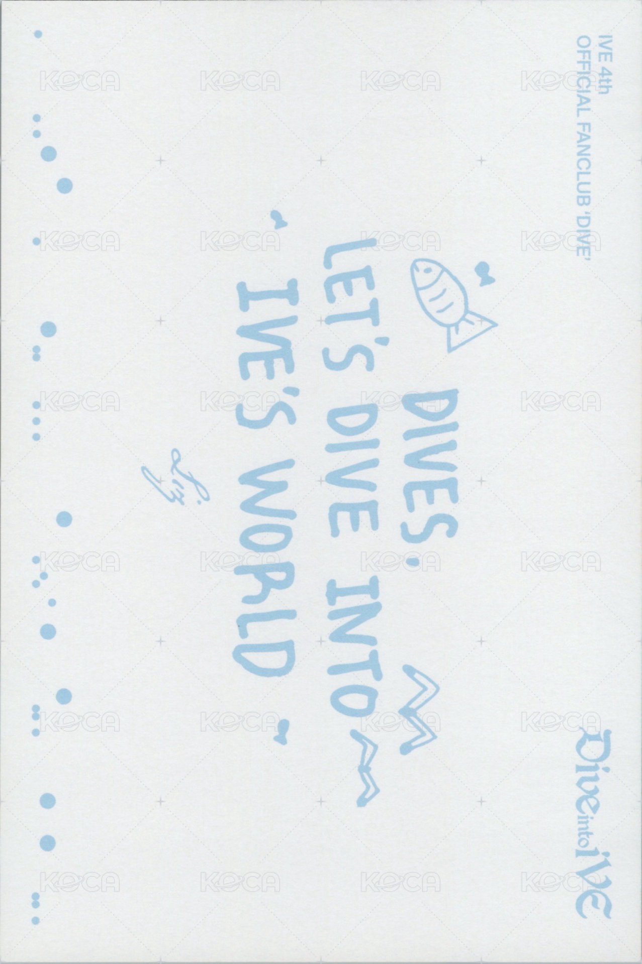 四期會員 明信片  背面