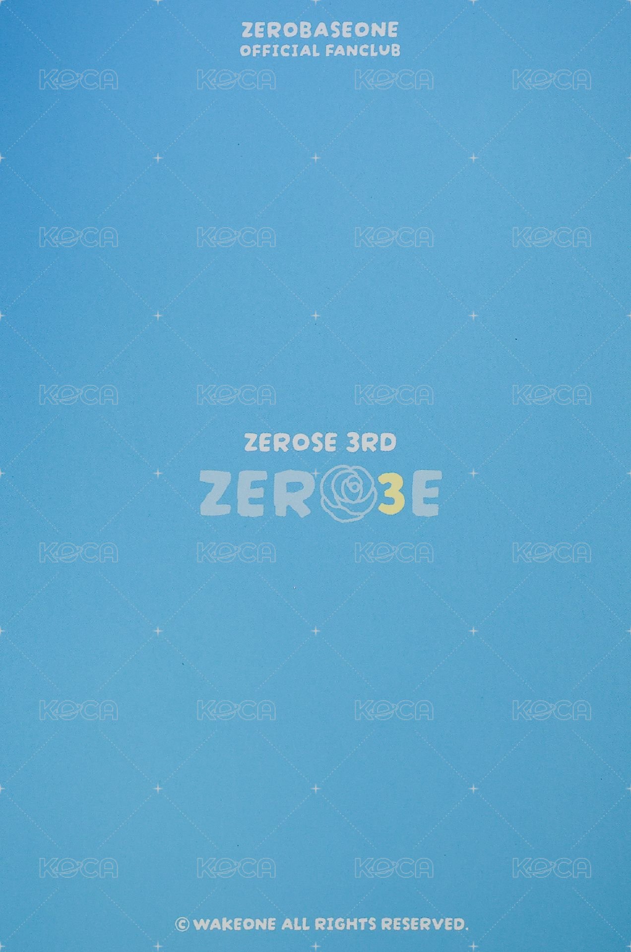 三期會員 明信片  背面