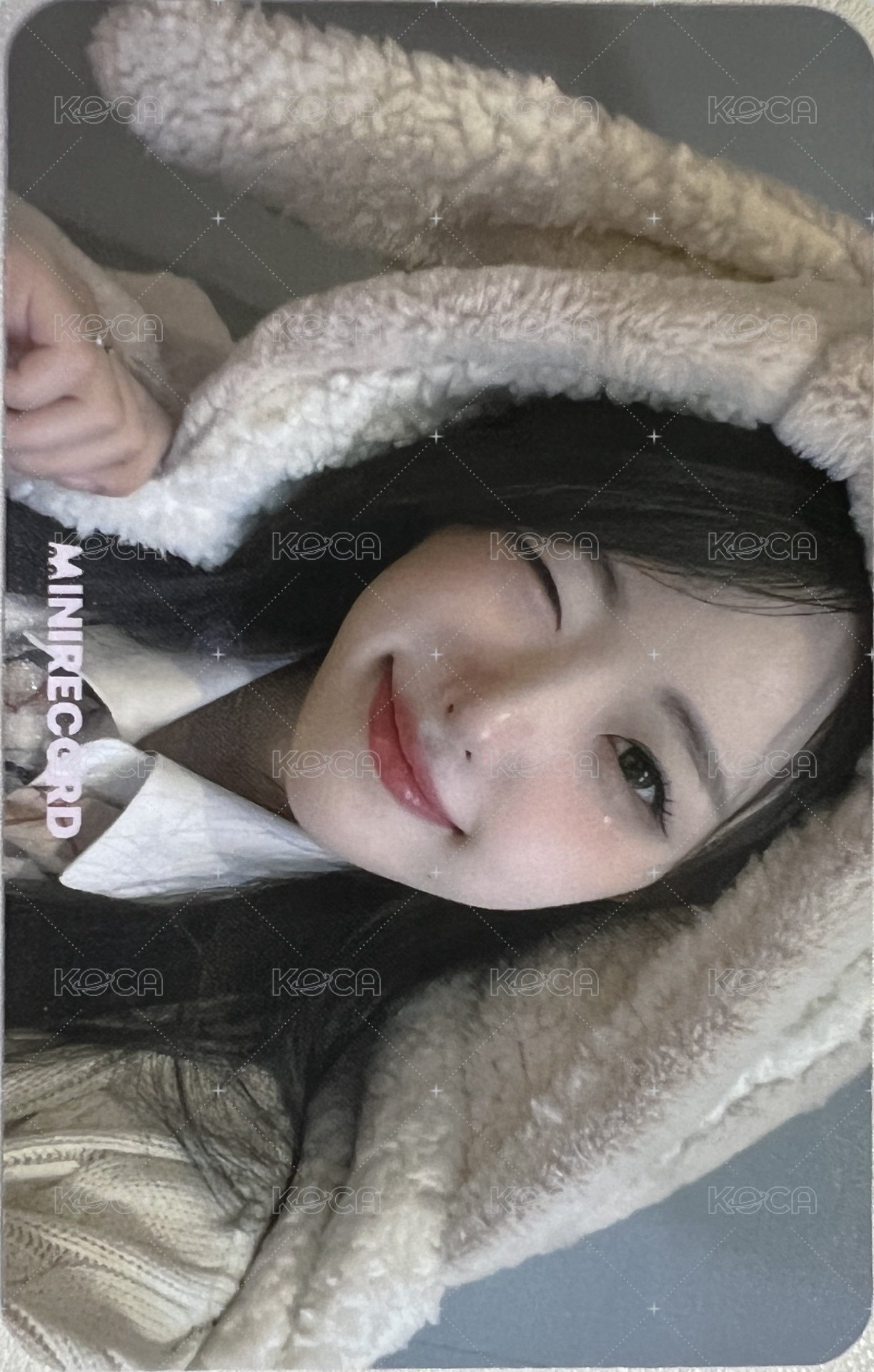 迷一 MINIRECORD 特典卡  背面