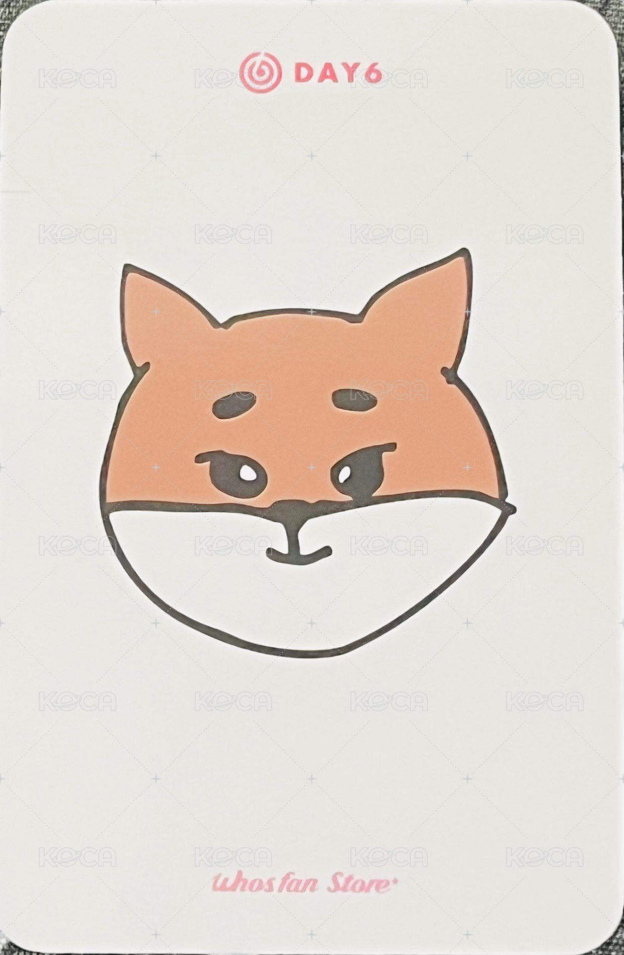 正四 wf 特典卡  背面