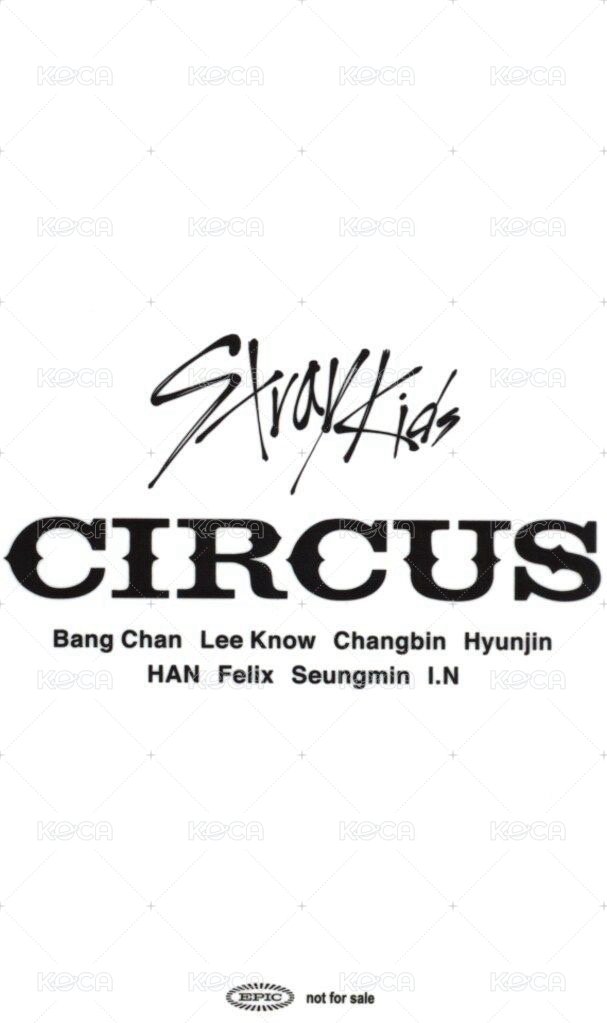 CIRCUS JYP JAPAN Fanclub 特典卡  背面