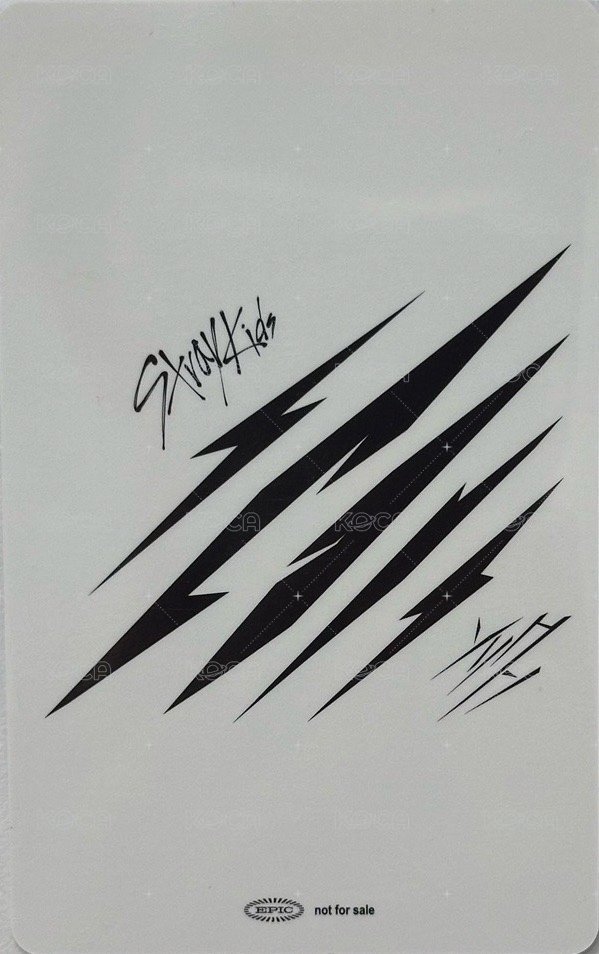 Scars JYP JAPAN Fanclub 特典卡  背面