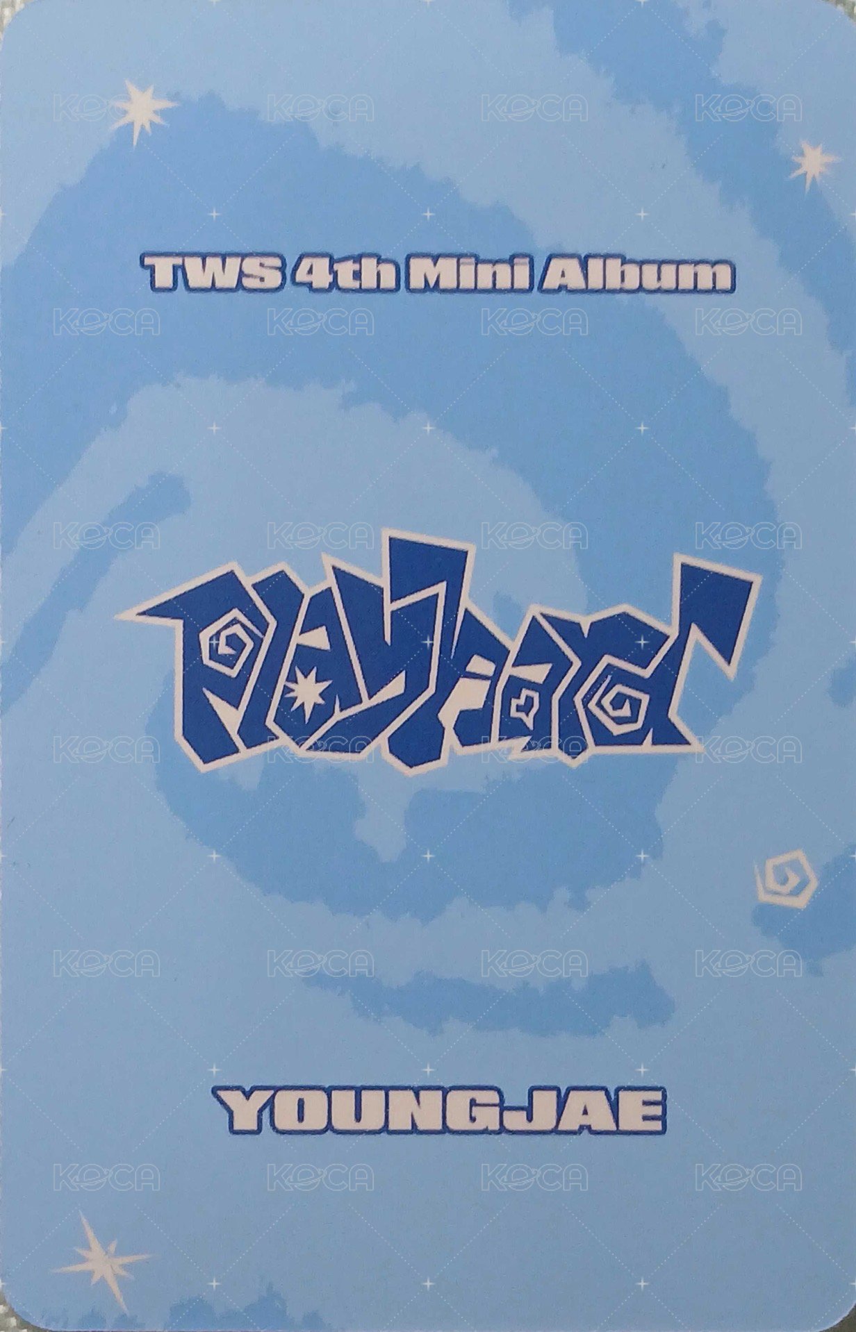 Play Hard 入場卡 / 場限卡 Showcase 背面