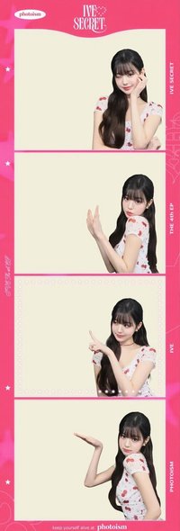 IVE SECRET photoism 人生四格卡 / 拍貼 