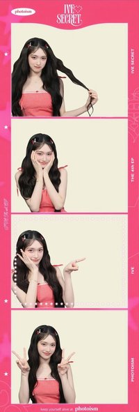 IVE SECRET photoism 人生四格卡 / 拍貼 
