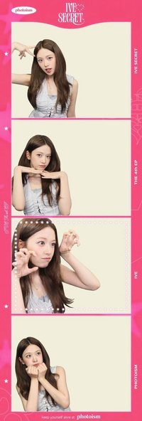IVE SECRET photoism 人生四格卡 