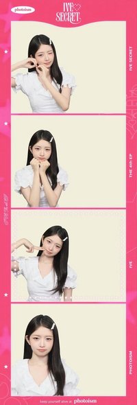 IVE SECRET photoism 人生四格卡 / 拍貼 