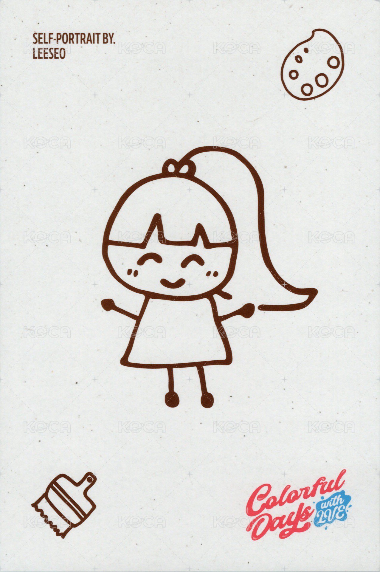 25 年曆 明信片  背面