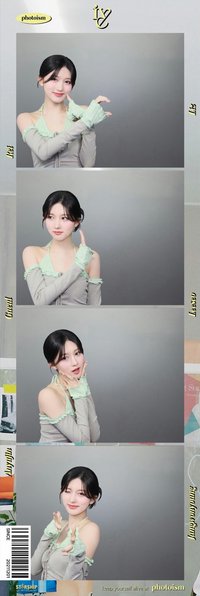 24’FM MAGAZINE IVE photoism 人生四格卡 