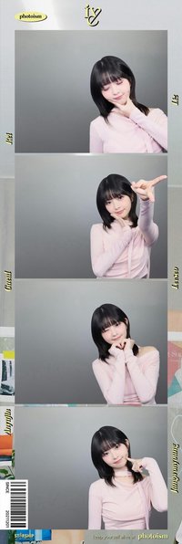 24’FM MAGAZINE IVE photoism 人生四格卡 