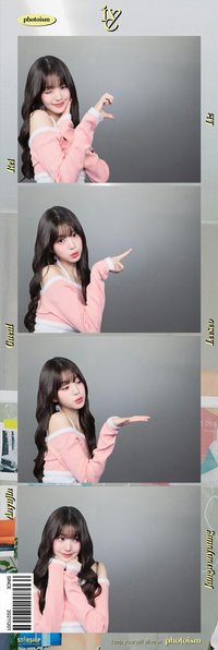 24’FM MAGAZINE IVE photoism 人生四格卡 