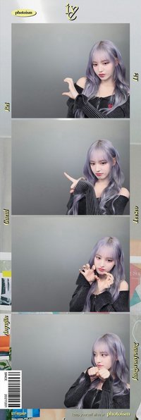 24’FM MAGAZINE IVE photoism 人生四格卡 