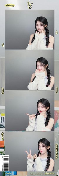 24’FM MAGAZINE IVE photoism 人生四格卡 