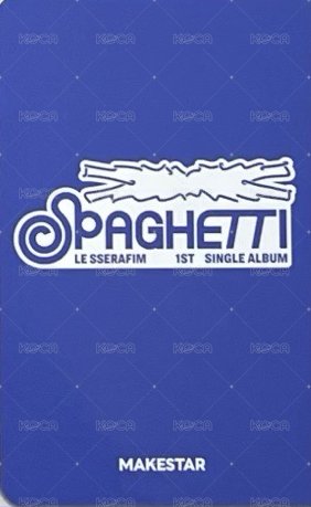 SPAGHETTI ms 1.0 中區線上 簽售卡  背面