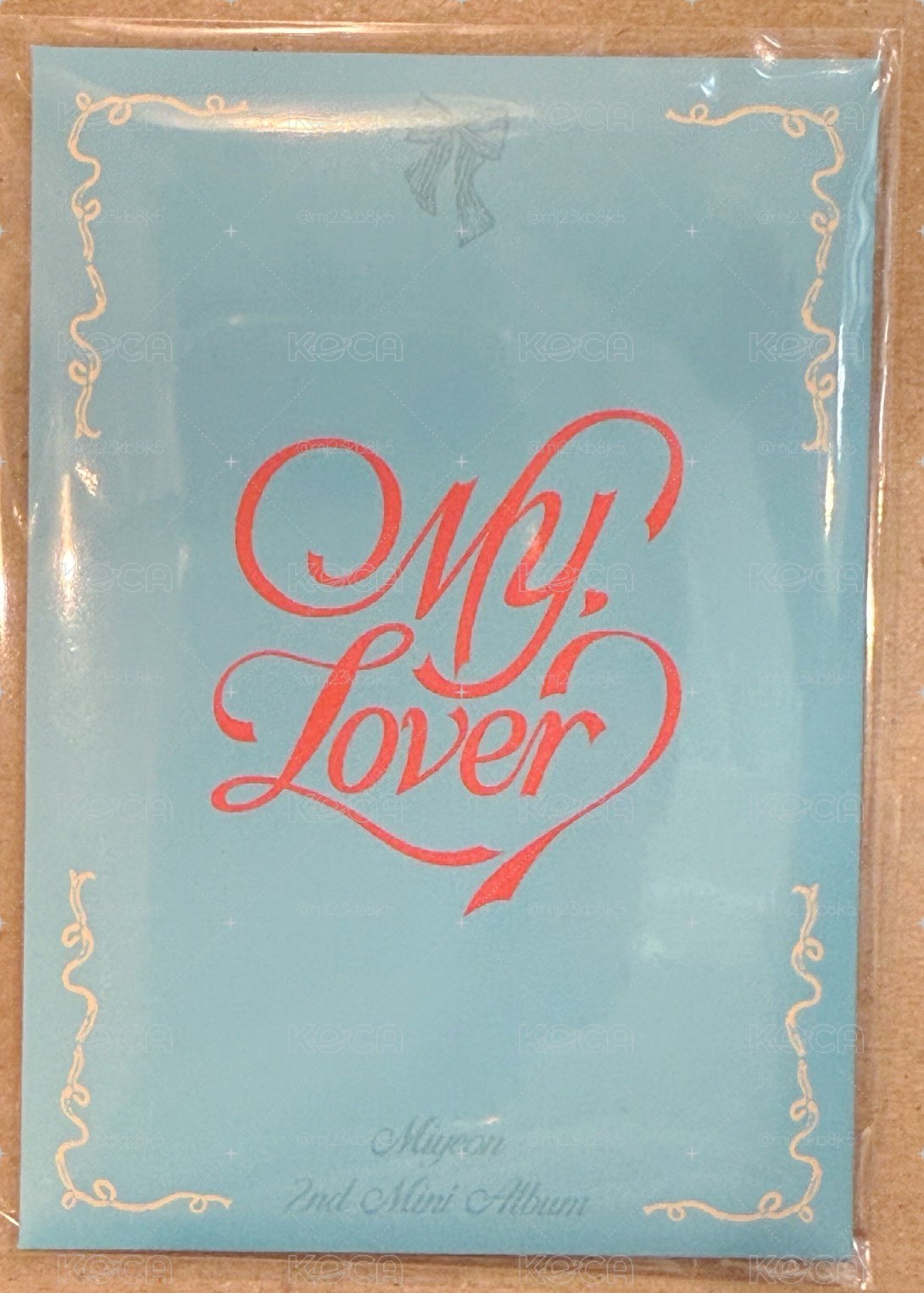 i-dle My Lover 快閃店 麵 小卡組