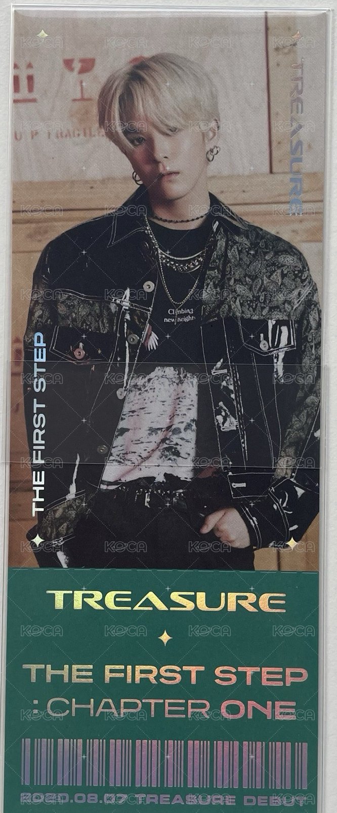 THE FIRST STEP:CHAPTER ONE yg 特典卡  背面