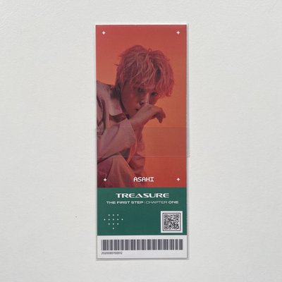 TREASURE ASAHI 出道專YG select 票根特典