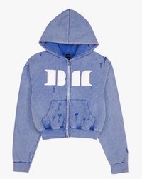 25世巡 外套 BABYMONSTER SWEAT ZIP-UP HOODIE_SKY BLUE