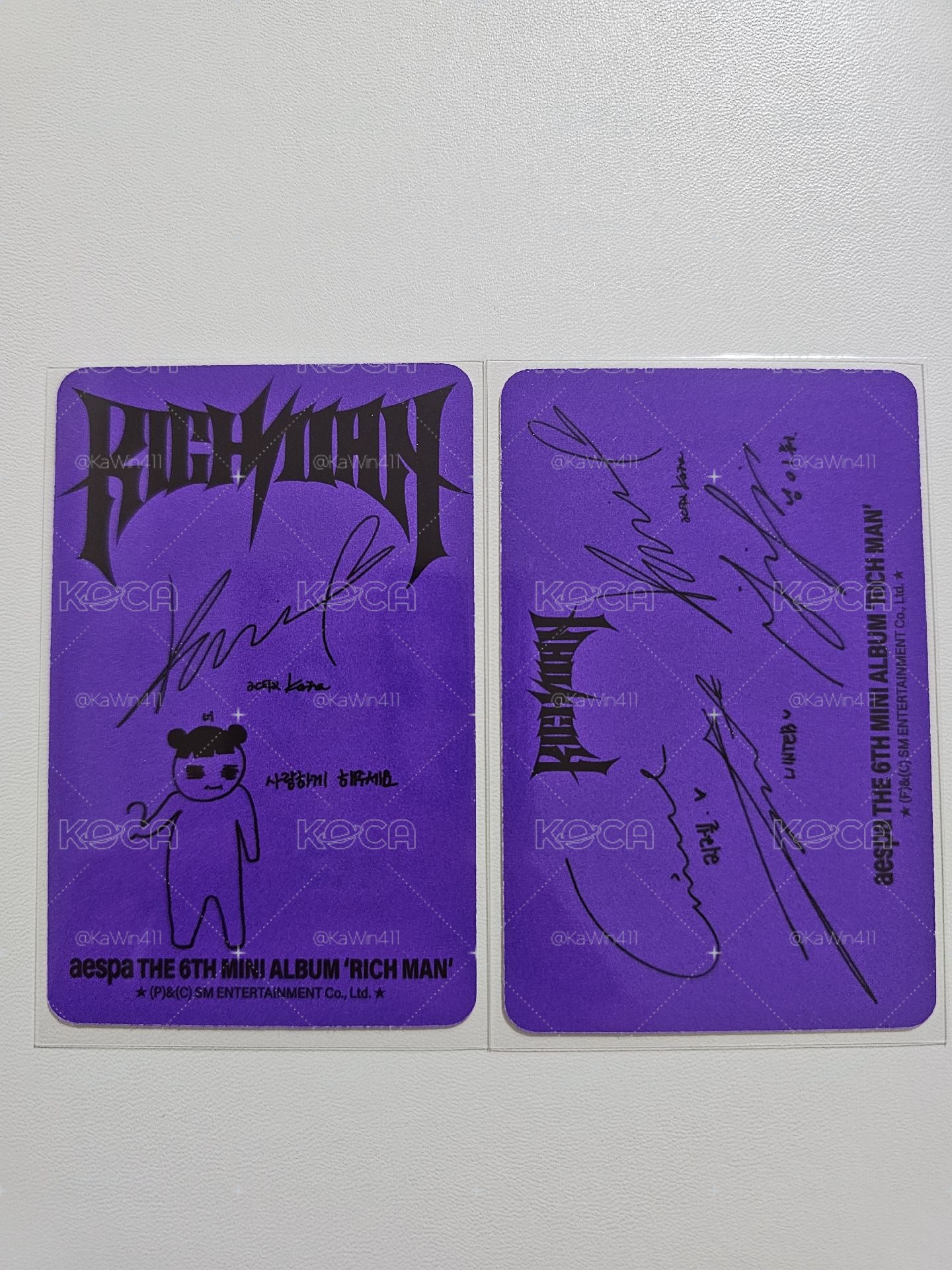 aespa RICH MAN GUITAR Ver. 專卡